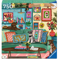 Ravensburger Puzzle Art & Soul - Glücklicher Ort, gemütlicher Ort 750 Teile