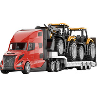 SIKU 1785 SUPER Volvo Lkw mit JCB Traktoren, Modellfahrzeug 