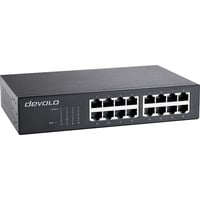 devolo Gigabit Ethernet Switch 16 Port 7235 schwarz