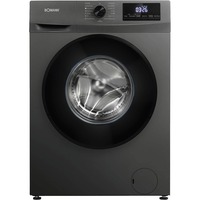 Bomann WA 7175, Waschmaschine titan/schwarz, 60 cm
