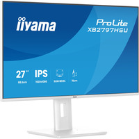 iiyama ProLite XB2797HSU-W1, LED-Monitor 68.6 cm (27 Zoll), weiß (matt), FullHD, IPS, HDMI, DP, USB-Hub, erg. Standfuß, 120Hz Panel