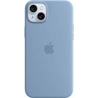 Apple Silikon Case mit MagSafe, Handyhülle hellblau, iPhone 15 Plus