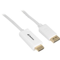 Sharkoon Adapterkabel Displayport 1.2 > HDMI 4K weiß, 2 Meter