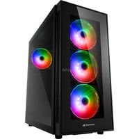 Sharkoon TG5 PRO RGB, Tower-Gehäuse schwarz