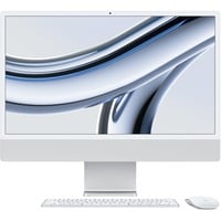 Apple iMac 59,62 cm (24") M3 2023, MAC-System silber, macOS, Deutsch