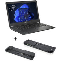 Fujitsu LIFEBOOK U758 Generalüberholt, Notebook schwarz, Intel® Core™ i5-8350U, 32 GB DDR4, 1 TB (1 TB SSD), Windows 11 Pro