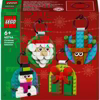 LEGO 40744 Iconic Verschiedene Christbaumanhänger, Konstruktionsspielzeug