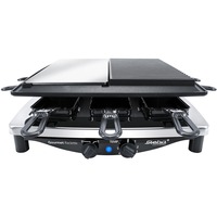 Steba Premium Raclette RC 8 Steel Deluxe edelstahl/schwarz