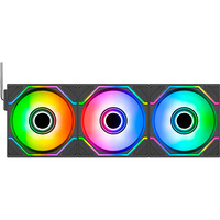 Thermaltake SWAFAN 120 EX INFINITY, Gehäuselüfter schwarz, 3er-Pack, 124 mm