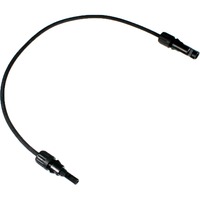  Solar Verlängerungskabel 6mm², Stecker - Buchse 0,5 Meter, 0% schwarz, 0% MWST