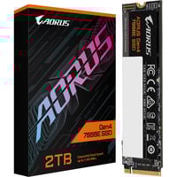 GIGABYTE AORUS Gen4 7000E SSD 2TB schwarz, PCIe 4.0 x4, NVMe 1.4, M.2 2280