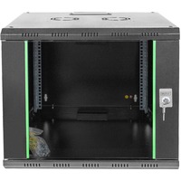 Digitus Wandgehäuse Unique Serie - 600x600 mm (BxT), IT-Schrank schwarz, 9 Höheneinheiten