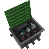 GARDENA Ventilbox 9 V Bluetooth Aktion-Set, Steuermodul grau, 4-teilig: 3 Ventile + Steuerung, Ventilbox V 3