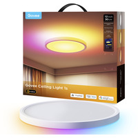 Govee 30cm RGBWW + RGBIC Round Smart Ceiling Light, LED-Leuchte 