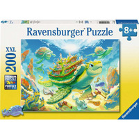 Ravensburger Kinderpuzzle - Magische Tiefsee 200 Teile