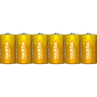 VARTA Longlife, Batterie 6 Stück, C