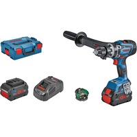 Bosch PRO Akku-Schlagbohrschrauber GSB 18V-150 C Professional, 18Volt blau/schwarz, 2x Akku ProCORE18V 8,0Ah, Bluetooth Modul, L-BOXX