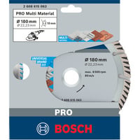 Bosch Professional PRO Multi Material Diamant-Trennscheibe, Ø 180mm Bohrung 22,23mm