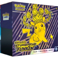 Pokémon-TCG: Karmesin & Purpur – Stürmische Funken Top Trainer Box, Sammelkarten mehrfarbig