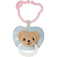 ZAPF Creation Schnuller für Babys BABY born mit Beißring und Clip Teddy-Design waschbar 