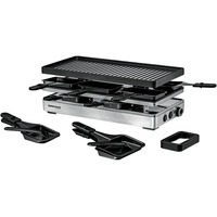 Rommelsbacher Pizza Raclette RCP 1800 schwarz/edelstahl, 1.800 Watt, Pizza-Funktion mit Unterhitze