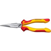 Wiha Flachrundzange Professional electric, Greifzange rot/gelb, mit Seitenschneider