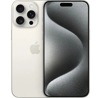 Apple iPhone 15 Pro Max 256GB Generalüberholt, Handy Titan Weiß, iOS