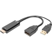 Digitus 4K HDMI auf DisplayPort Adapter schwarz