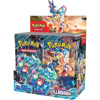 Pokémon-TCG: Karmesin & Purpur – Stellarkrone Booster Display, Sammelkarten