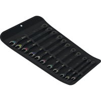 Wera 6000 Joker Black Edition 11 Set 1, 11-teilig, Schraubenschlüssel schwarz, Ringratschenschlüssel mit Haltefunktion