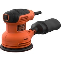 BLACK+DECKER Exzenterschleifer BEW210-QS orange/schwarz, 230 Watt