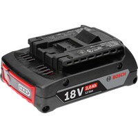 Bosch Akku GBA 18V 2.0Ah Professional schwarz/rot, AMPShare Alliance