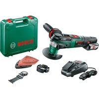 Bosch Akku-Multifunktions-Werkzeug AdvancedMulti 18, 18Volt grün/schwarz, Li-Ion-Akku 2,5Ah, im Koffer, POWER FOR ALL ALLIANCE