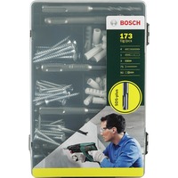 Bosch Befestigungsset SDS-plus, 173-teilig, Bohrer- & Bit-Satz