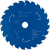 Bosch Kreissägeblatt Expert for Wood, Ø 165mm, 24Z Bohrung 20mm, für Akku-Handkreissägen