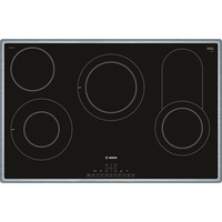 Bosch PKC845FP1D Serie 6, Autarkes Kochfeld edelstahl/schwarz