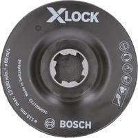 Bosch PRO Backing Pad, X-LOCK SCM Stützteller mit Mittelstift, Ø 115mm, Schleifteller für X-LOCK Winkelschleifer