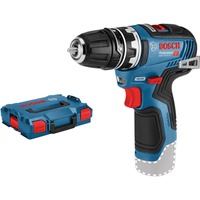 Bosch Professional Akku-Bohrschrauber GSR 12V-35 FC Professional solo, 12Volt blau/schwarz, ohne Akku und Ladegerät, mit FlexiClick Bohrfutter, L-BOXX