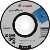 Bosch Schruppscheibe Standard for Metal, Ø 125mm, Schleifscheibe Bohrung 22,23mm, A 24 P BF, gekröpft