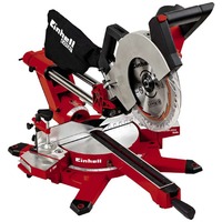 EINHELL Zug-Kapp-und Gehrungssäge TE-SM 2534 Dual rot/schwarz, 1.800 Watt