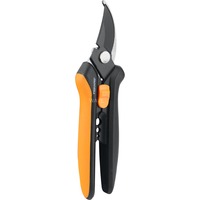 Fiskars Solid Floristenschere SP14, Gartenschere orange/schwarz