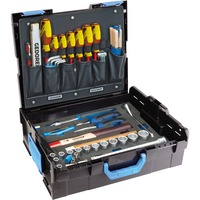 GEDORE L-BOXX 136 Handwerker Sortiment, 58-teilig, Werkzeug-Set mit VDE-isolierten Werkzeugen