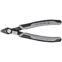 KNIPEX Electronic Super Knips ESD 78 71 125 ESD, Elektronik-Zange Gelenk mit Edelstahlniet, Drahtklemme