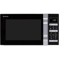 SHARP R860S, Mikrowelle silber/schwarz