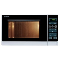 SHARP R-342INW, Mikrowelle silber