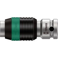 Wera Zyklop-Verbindungsteil 8784 A1,1/4", Adapter chrom/schwarz, für 1/4" Sechskant-Bits