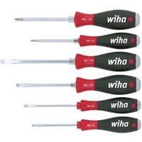 Wiha Schraubendreher-Set SoftFinish, 6-teilig schwarz/rot