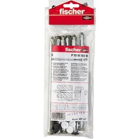 fischer Fensterrahmendübel F 10 M 182 B silber, 6 Stück, mit Schraube