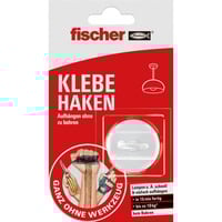 fischer GOW Klebehaken weiß