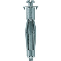 fischer Hohlraum-Metalldübel HM 4x46 S B silber, 20 Stück, mit Schraube